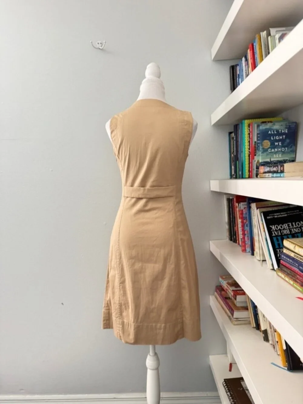 Tory Burch  Alice Khaki Belted Dress size 2